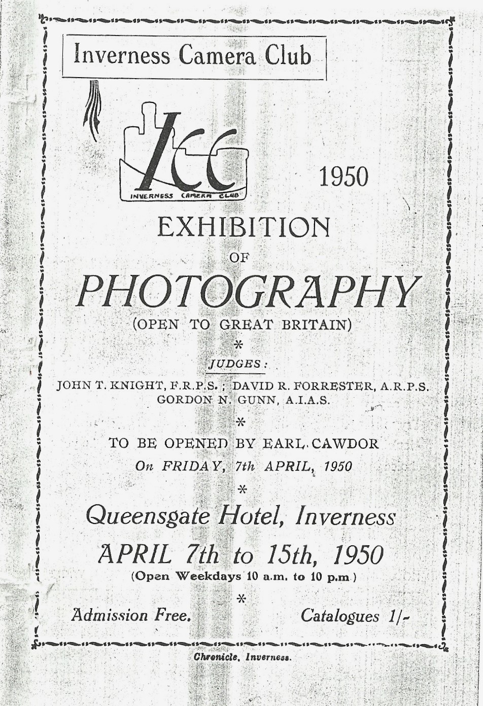 1950 ICC Exhibition front page